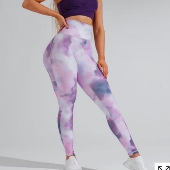 Buffbunny Collection Pants - BuffBunny Purple Swirl Cake Collection M